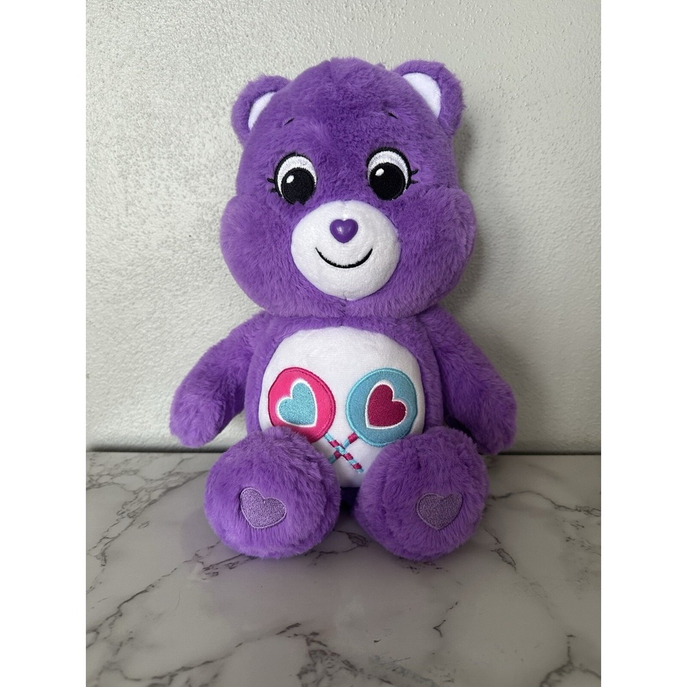 2020 Purple Care Bear With Lollipops 13".